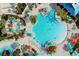 Aerial view of large resort-style pool at 4306 Lana Ave, Davenport, FL 33897