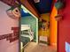 ' bedroom with a bunk bed and creative wall decor at 4306 Lana Ave, Davenport, FL 33897