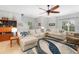 Relaxing living room with sectional sofa and ceiling fan at 207 Maplebrook Dr, Altamonte Springs, FL 32714