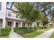 Modern two-story townhome with landscaped front yard at 5128 Caspian St, St Cloud, FL 34771