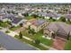 Aerial view of a house with solar panels, located in a residential area at 941 Rimini Dr, St Cloud, FL 34771