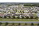 Aerial view of houses in a residential neighborhood at 941 Rimini Dr, St Cloud, FL 34771