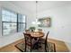Bright dining area features a round table, four chairs, and a floral painting at 941 Rimini Dr, St Cloud, FL 34771