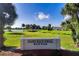 Oaks National Golf Club entrance sign at 2108 Drive Way, Kissimmee, FL 34746