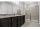 Double vanity bathroom with large shower at 365 Southfield St, Kissimmee, FL 34747