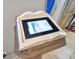 Digital welcome book on a tablet stand at 1430 Thunderbird Rd, Davenport, FL 33896