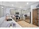 Modern kitchen with stainless steel appliances and ample counter space at 1430 Thunderbird Rd, Davenport, FL 33896