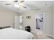 Bright bedroom with ensuite bathroom and walk-in closet at 17257 Cagan Crossings Blvd, Clermont, FL 34714