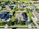 Aerial view of house and surrounding neighborhood at 2781 Sand Oak Loop, Apopka, FL 32712
