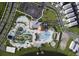 Aerial view of the community pool area at 3161 Paradox Cir # 301, Kissimmee, FL 34746