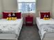 Mickey and Minnie Mouse themed bedroom with two twin beds at 3161 Paradox Cir # 301, Kissimmee, FL 34746