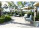 Relax under the shade in this lounge area at 3161 Paradox Cir # 301, Kissimmee, FL 34746