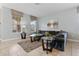 Bright living room with a comfortable sectional sofa and ample natural light at 4204 Oakview Dr, Davenport, FL 33837