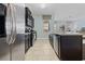 Modern kitchen with stainless steel appliances and ample counter space at 4204 Oakview Dr, Davenport, FL 33837