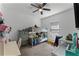 bedroom with bunk beds and ample storage at 928 Orchid Grove Blvd, Davenport, FL 33837