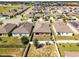 Aerial view of a house's backyard in a neighborhood at 928 Orchid Grove Blvd, Davenport, FL 33837