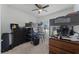 Bright bedroom with bunk beds, dresser, and window at 928 Orchid Grove Blvd, Davenport, FL 33837