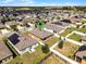 Aerial view showing a house location in a neighborhood at 928 Orchid Grove Blvd, Davenport, FL 33837