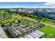 Community garden with multiple plots for residents to grow plants at 11648 Paragraph Rd, Orlando, FL 32832
