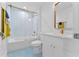 Modern bathroom featuring a walk-in shower and updated fixtures at 1795 Walker Ave, Winter Park, FL 32789