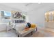 Spacious bedroom with king bed, and access to en-suite bath at 1795 Walker Ave, Winter Park, FL 32789