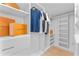 Large walk-in closet with ample shelving and hanging space at 1795 Walker Ave, Winter Park, FL 32789