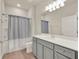 Bathroom with vanity, toilet, and shower/tub combo at 3286 Hanging Tide St, Winter Garden, FL 34787