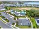 Community pool and clubhouse with ample parking at 3286 Hanging Tide St, Winter Garden, FL 34787