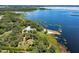 Lakefront property with a house, pool, and private dock at 17017 Marsh Rd, Winter Garden, FL 34787