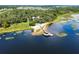 Private dock with gazebo on a calm lake at 17017 Marsh Rd, Winter Garden, FL 34787