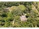 Aerial view of a home nestled amongst trees at 17017 Marsh Rd, Winter Garden, FL 34787