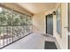 Private screened balcony with door access to condo unit at 623 Dory Ln # 308, Altamonte Springs, FL 32714