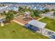 Aerial view of a community with playground and homes at 8391 Laureate Blvd, Orlando, FL 32827