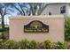 Hamlet in the Park community entrance sign with landscaping at 1820 Blaine Ter, Winter Park, FL 32792