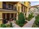 Inviting exterior of townhome with landscaped walkway and charming porch at 2321 Lobelia Dr, Lake Mary, FL 32746
