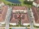 Top-down view of the townhome complex and its surroundings at 2321 Lobelia Dr, Lake Mary, FL 32746