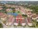 Aerial view showcasing the townhome's location in a community at 2321 Lobelia Dr, Lake Mary, FL 32746