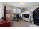 Bedroom with bunk bed, desk, and playful decor at 2321 Lobelia Dr, Lake Mary, FL 32746