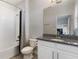 Full bathroom with tub, shower, and granite vanity at 2321 Lobelia Dr, Lake Mary, FL 32746