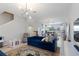 Open concept living room, kitchen and dining area at 2321 Lobelia Dr, Lake Mary, FL 32746