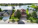 Two-story home with lake view and solar panels at 2626 Raccoon Run Ln, Orlando, FL 32837