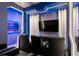 Home theater with comfortable seating and large screen for movie nights at 5937 High Seas Dr, Orlando, FL 32821
