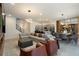 Open concept main living area with kitchen, dining, and living spaces at 5937 High Seas Dr, Orlando, FL 32821