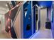 Superhero-themed bedroom with a custom bed and accent lighting at 5937 High Seas Dr, Orlando, FL 32821