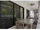 Spacious patio with dining area and sliding glass doors at 5937 High Seas Dr, Orlando, FL 32821