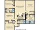 Second floor plan featuring bonus room and Primary suite at 1423 Thunderbird Rd, Davenport, FL 33896