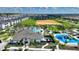 Large community pool and water park with playground at 1490 Olympic Club Blvd, Champions Gate, FL 33896