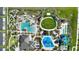 Overhead view of resort-style pool and amenities at 1490 Olympic Club Blvd, Champions Gate, FL 33896