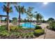 Resort-style pool with lounge chairs and lush landscaping at 1490 Olympic Club Blvd, Champions Gate, FL 33896