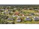 Aerial view of a residential neighborhood with various homes at 2713 Sw 158Th St, Ocala, FL 34473
